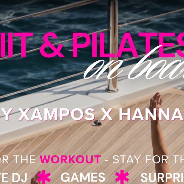 HIIT & Pilates on Board Ocean Vision